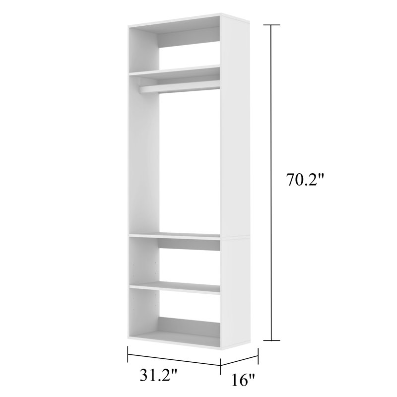 Nuriya 31.20'' Walk-In Tower