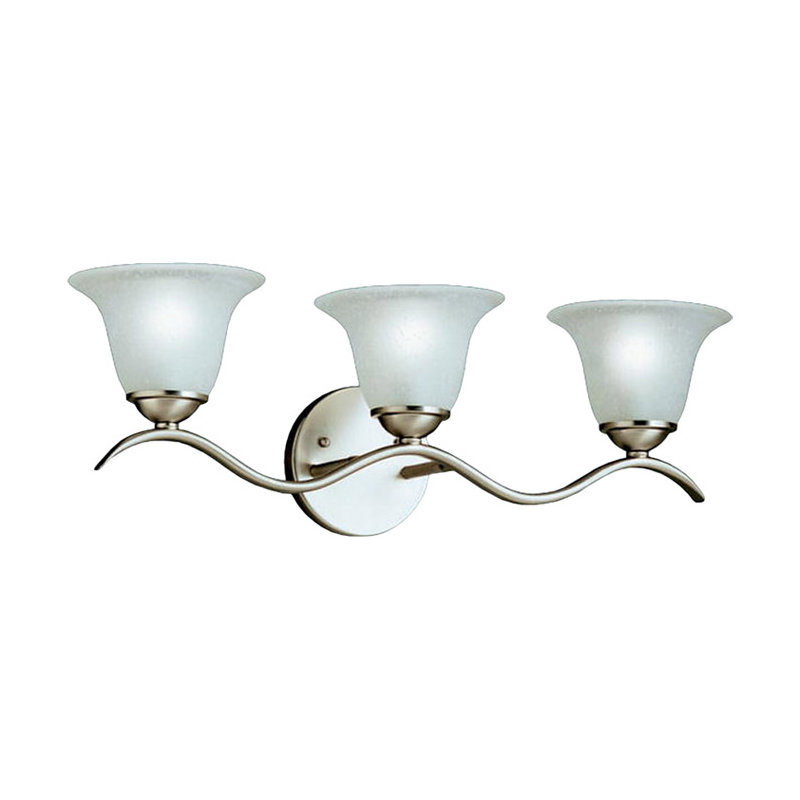 Cayman 3 - Light Dimmable Bath Bar, Brushed Nickel