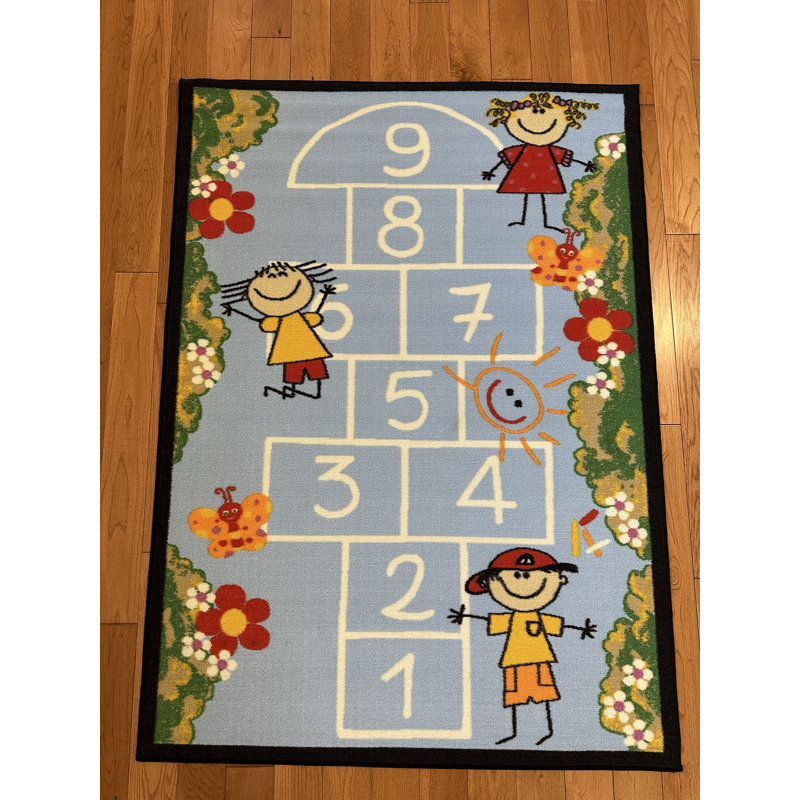 Tapis pour enfant Fun Time, Rectangle 3 pi x 5 pi