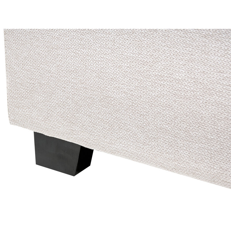 Upholstered Bed, Beige, Super King (6')