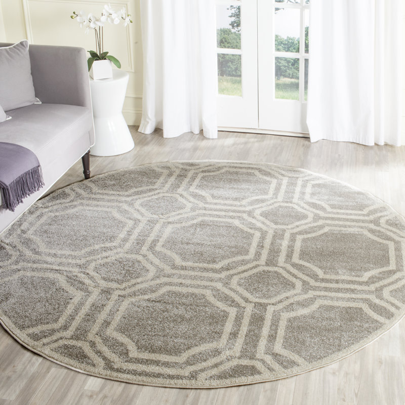 Amherst Performance Geometric Rug, Round 7'