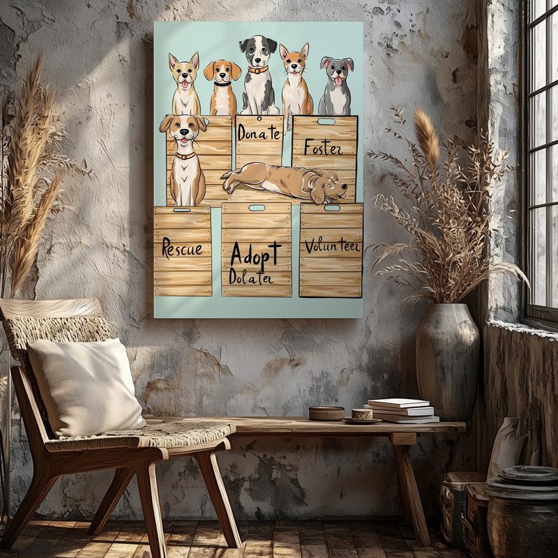 Reproduction d'art sur toile, "Art", H 12 po x l 9 po