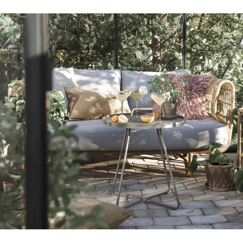 Nest 2-Seater Loveseat Outdoor, Light Gray, Natural