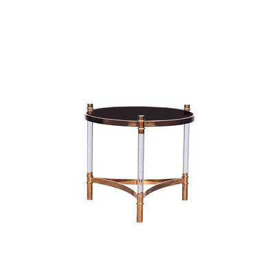 Table de bout en verre