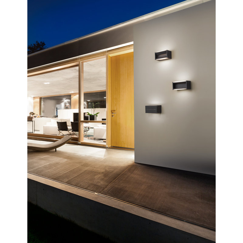Dark Grey Integrated LED Aluminium Pathway Light