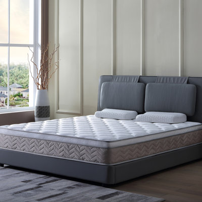 12 Inch Twin Mattress - , Gel Memory Foam, Pocket Springs, Medium Firm, Extra Edge Support, Relief, Soft And Breathable, Cooling, Motion Isolation, Fiberglass In A Box Foam &