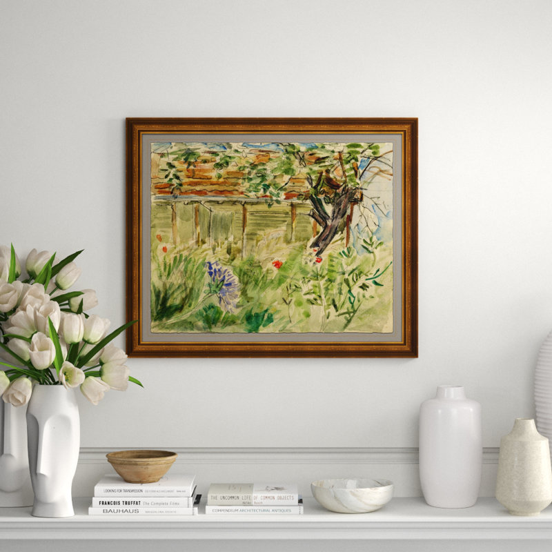 Aquarelle française - Cadre photo, reproduction d'art sur papier