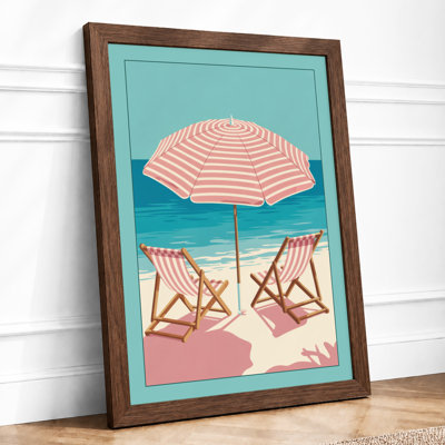 Seaside Retreat Coastal - Framed Print