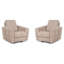 Ensemble de deux fauteuils inclinables électriques Cordova