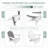 Hdpe Folding Adirondack Chair With Ottoman-2017812408