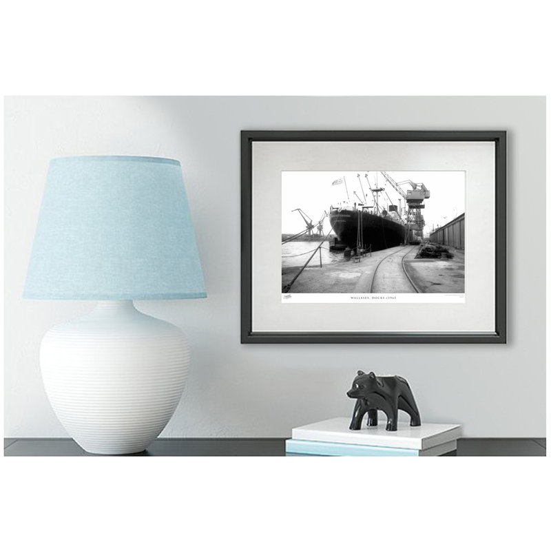 Wallasey, Docks C1965 by Francis Frith - Single Picture Frame Print, 28cm H x 36cm W x 2.3cm D
