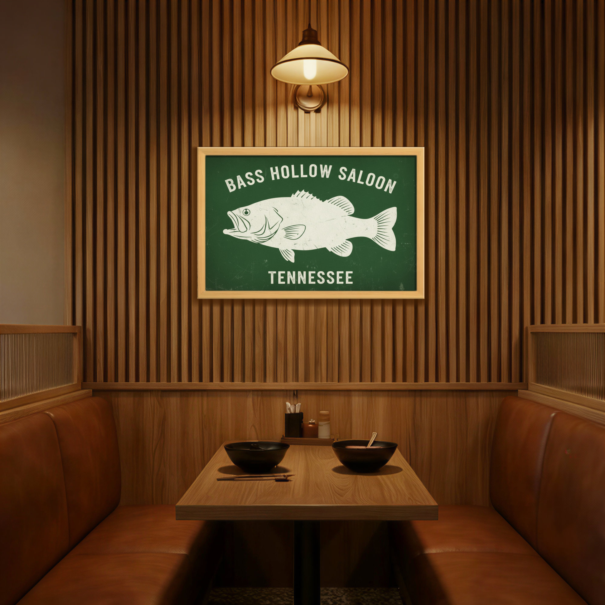 Fishbone Hollo August Grove Animals Bass Hollow Saloon Tennessee Fish Design - Wayfair ...