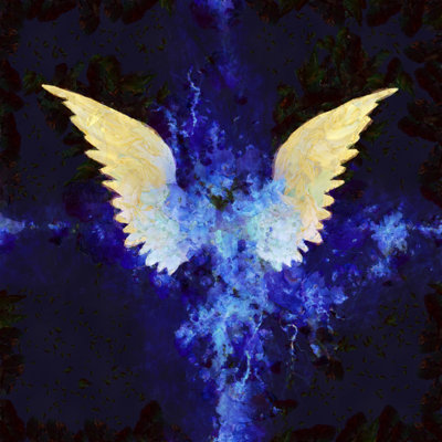 Wings Painting - Wrapped Canvas Print