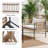 Durable 5-piece Wicker Outdoor Conversation Set