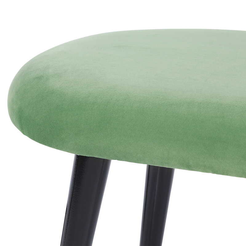 Emi Upholstered Bench, Green