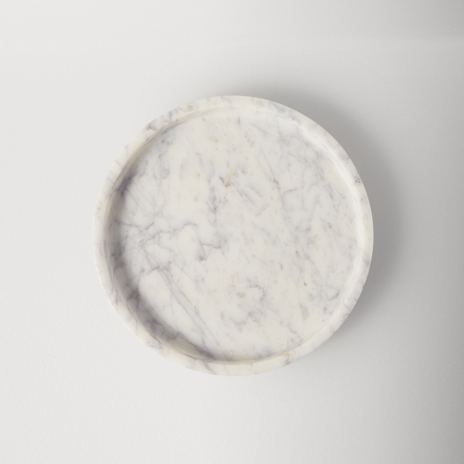 Matheson Marble Tray - Set of 1, 1.5" H x 12" W x 12" D