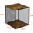 1 Cube Vinyl Record Storage, Retro & Durable Vinyl Crate and Record Holder, Modular Stackable Album Storage Record Box