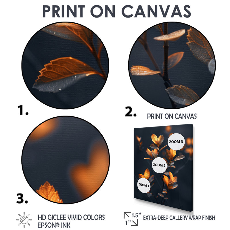 Eucalyptus doré Golden Hour Glow - Décoration murale plantes, H 32 po x l 16 po x P 1 po