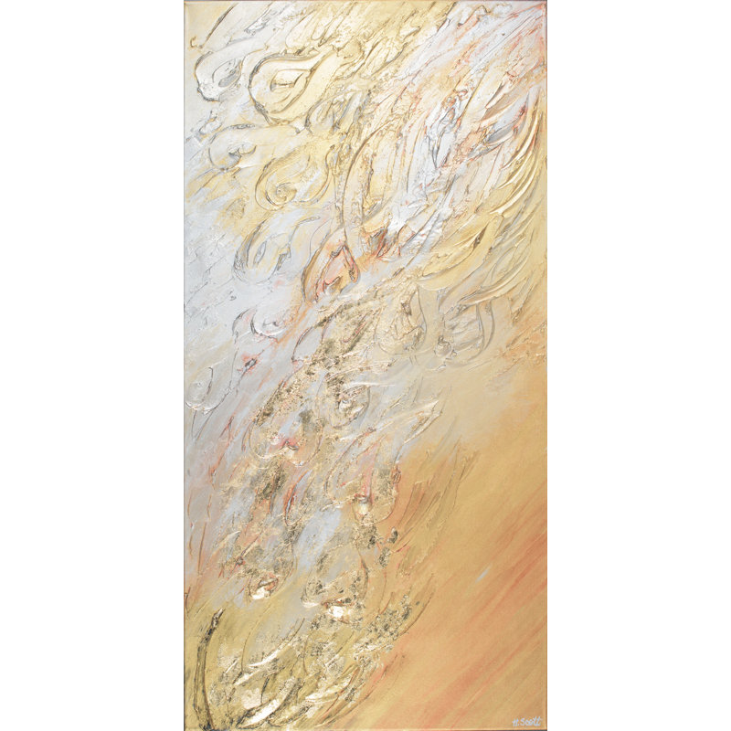 «Nickle 3, Copper» par H. Scott - peinture sur toile tendue