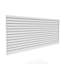 4 ft. H x 8 ft. W PVC SlatWall Panel Kit in White (7-Pack)-137030205