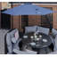Aadit 300cm Lighted Cantilever Parasol-719994452