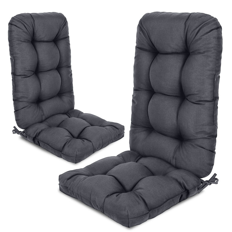  Coussin de chaise touffeté Adirondack, Gris