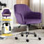Fauteuil ergonomique ajustable en velours 25,47 po Profondeur du produit,