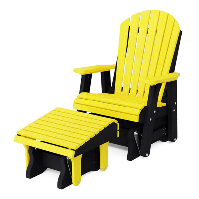 Fauteuil oscillant simple avec repose-pieds Delja