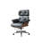 Leather Adjustable Height Swivel Computer Chair