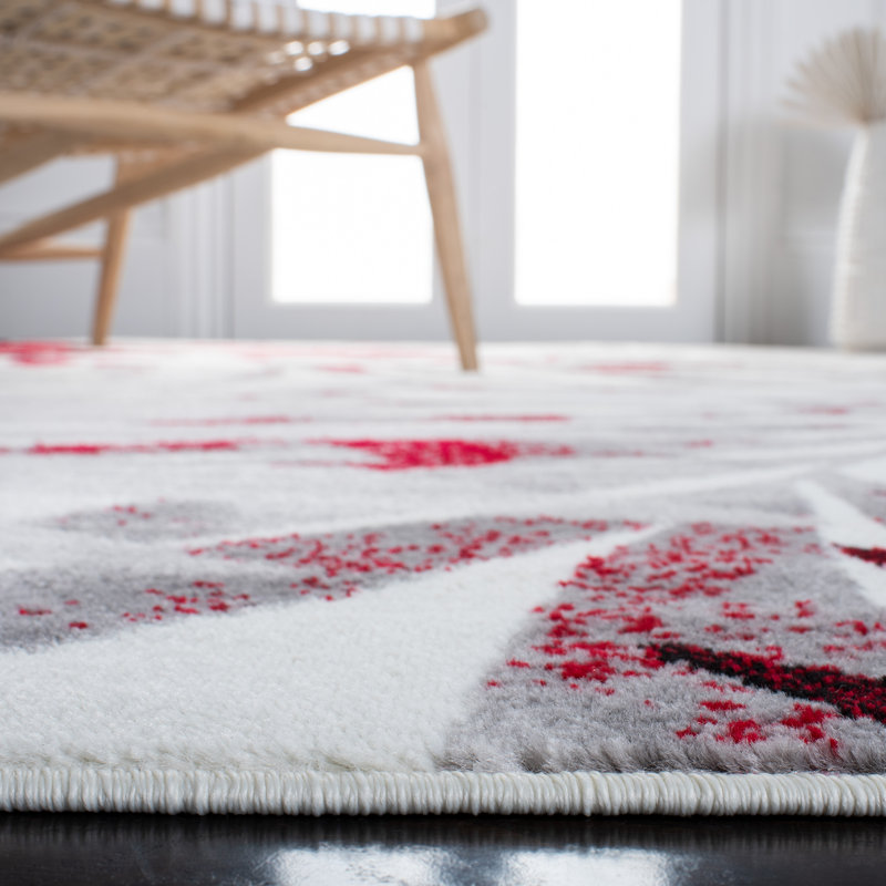 Forand Performance Floral Rug, Rectangle 6' x 9'