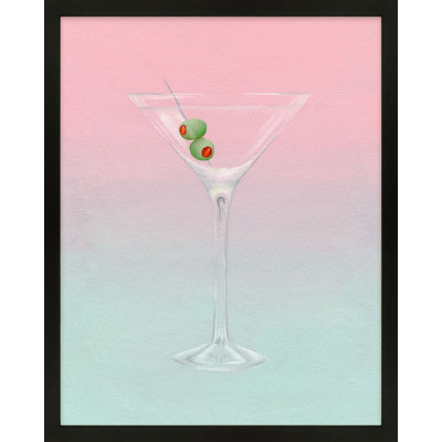 Olive Martini Print by Katy Montica