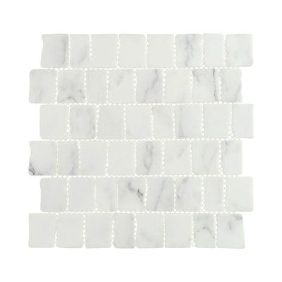 Carrelage mosaïque en verre recyclé mat Graeco-Roman