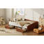 Lits avec rangement, lit de jour en bois aggloméré et velours, chambre d'enfant Modern Home