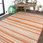 Tapis orange / crème Clarisa-69807538
