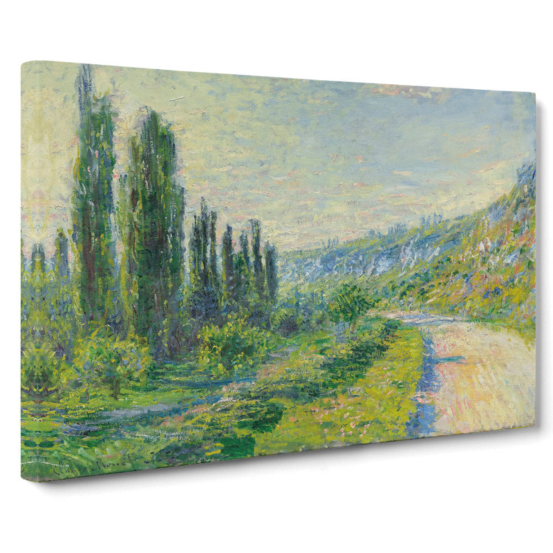 Lane In The Country by Claude Monet - Wrapped Canvas Painting, 40cm H x 60cm W x 3cm D