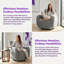 Fauteuil d'appoint pivotant à 360 ° en chenille pour le salon, le bureau ou les loisirs-1506753065