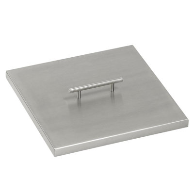 Housse carrée pour foyer en acier inoxydable