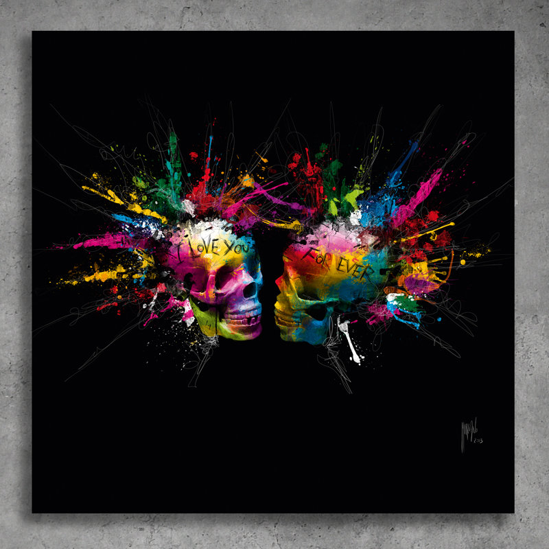 « eternal lovers » par patrice murciano, impression sur toile tendue, H 36 po x l 36 po x P 1,5 po