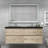 Smariti 60" Wall-Mounted Double Bathroom Vanity Set-1193115142