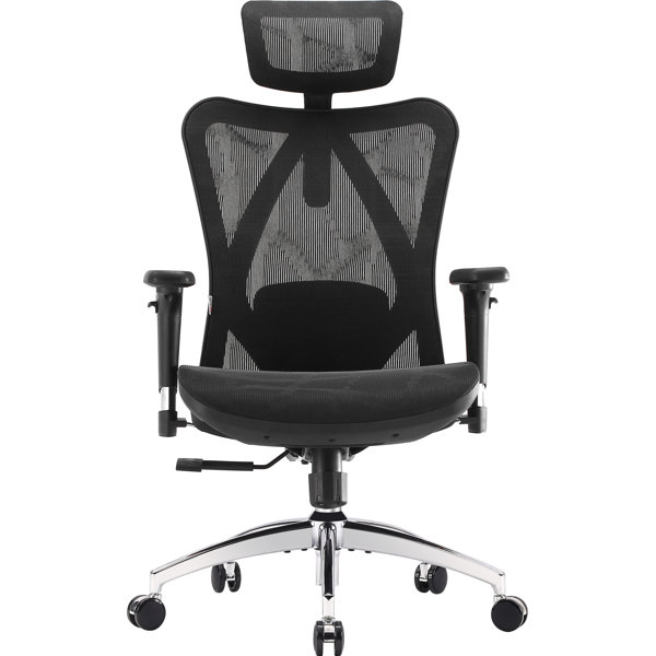 Flash Furniture Fundamentals Mid-Back Black LeatherSoft-Padded Task Office Chair with Arms