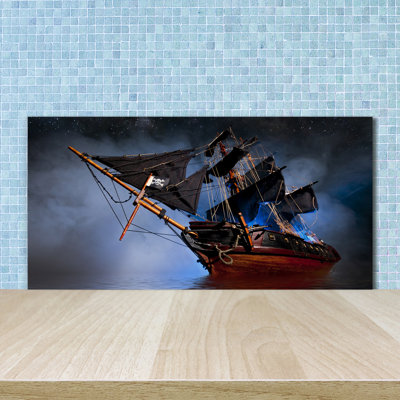 Alecs 50cm W x 100cm L Glass Peel and Stick Panel