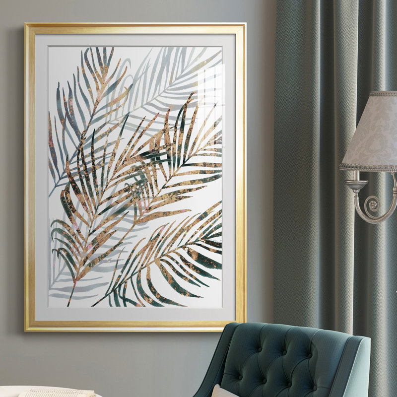 «Summer Gaze II», reproduction encadrée de qualité supérieure - prête à être accrochée, H 30,5 po x l 22,5 po x P 1 po