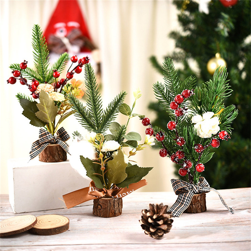 The Holiday Aisle® Artificial Christmas Tabletop Tree | Wayfair