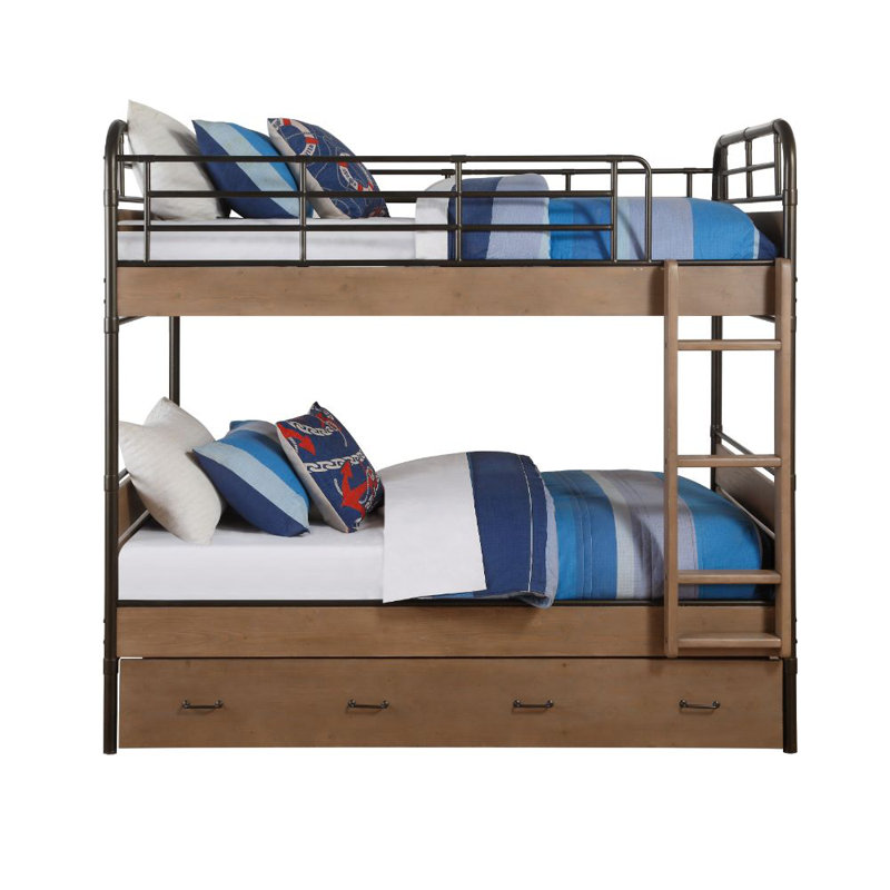 Kids Twin Bunk Bed