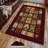 Premium Woven Area Rug, 5.9 x 9.2 Feet | 100% Polyester, 650 g/m² | Antibacterial, Non-Slip PVC Dot Underside, 0.3 in Pile Height | Machine Washable, 3D Digital Printing | Perfect for Living Room & Bedroom Decor