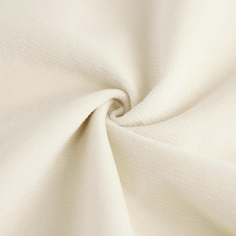 Canapé modulaire en velours surdimensionné Comfort, Velours blanc