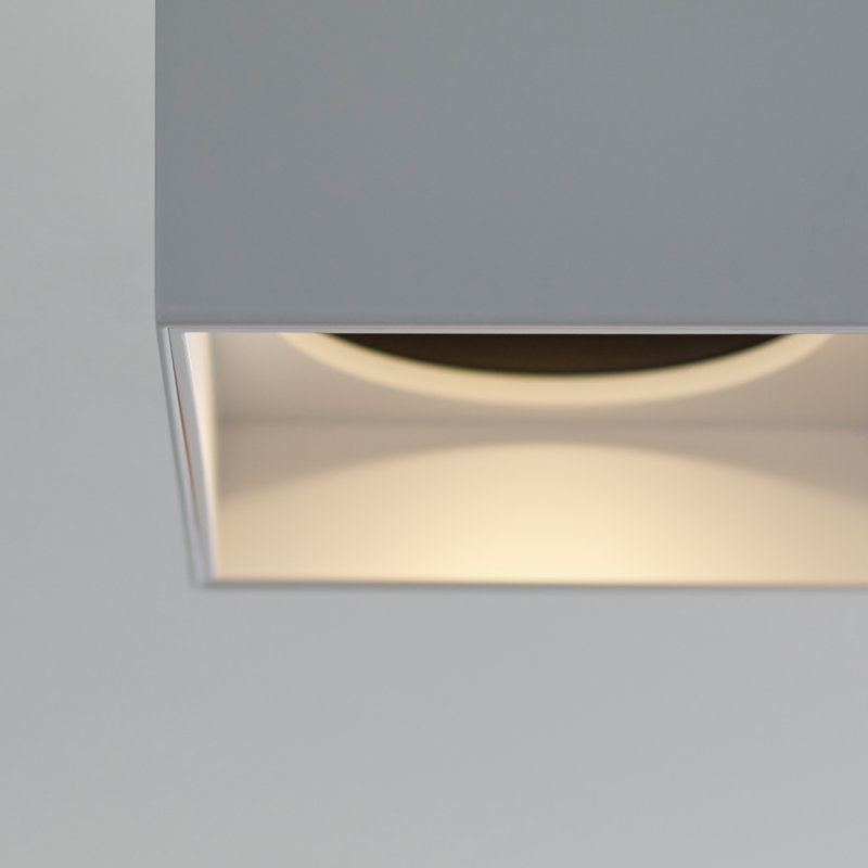 Exo 1 - Light LED Flush Mount, 2700K, Matte White/Matte White