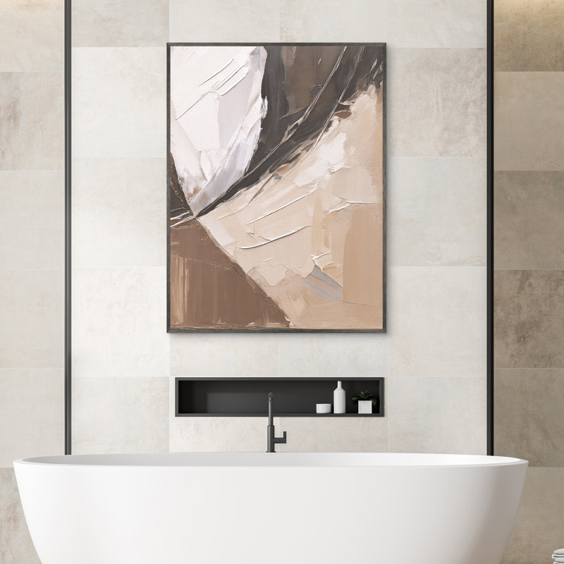 «Angled Sediments - 2» par Willowbrook, art mural encadré