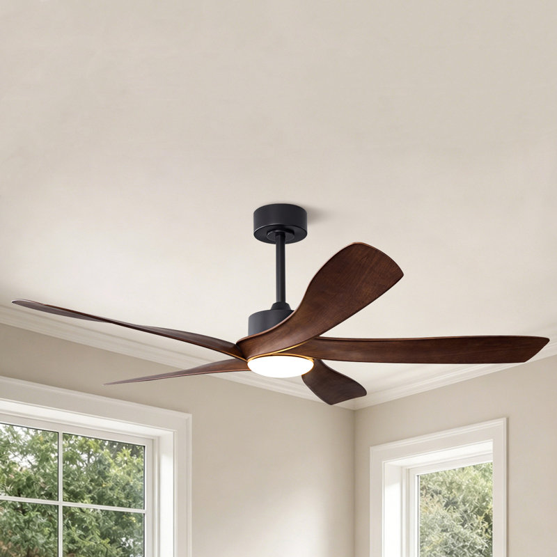 56" 5-Blades Ceiling Fan with Light