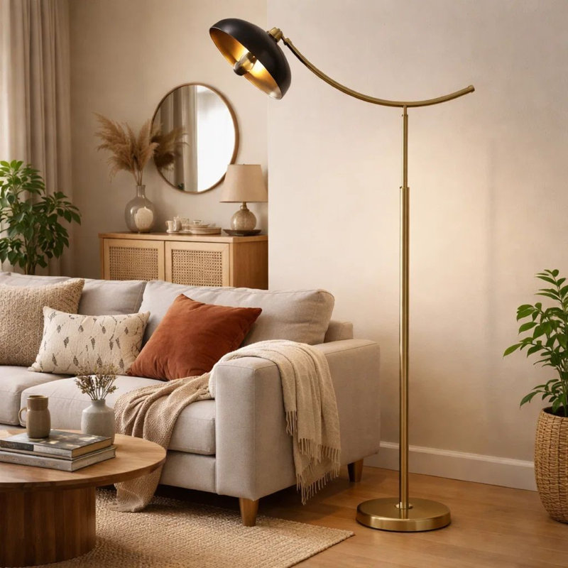Lampe sur pied arquée 66 "